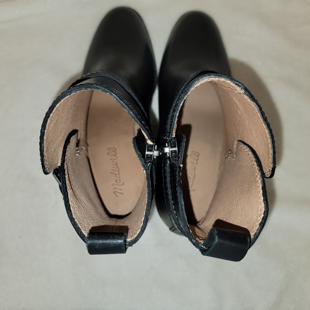 Madewell Leather Alaina Buckle Bootie NWOT - Picture 5 of 11